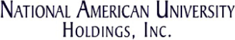 (NATIONAL AMERICAN UNIVERSITY HOLDINGS, INC. LOGO)